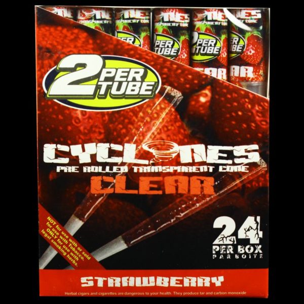 Cyclone Clear Strawberry Cones
