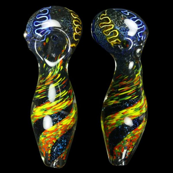 Fritted Dichro Hand Pipe