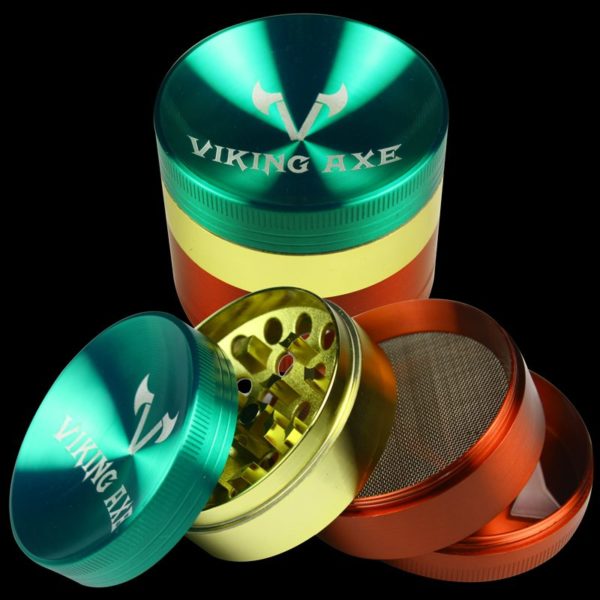 Grinder 4pc Viking Rasta 60mm