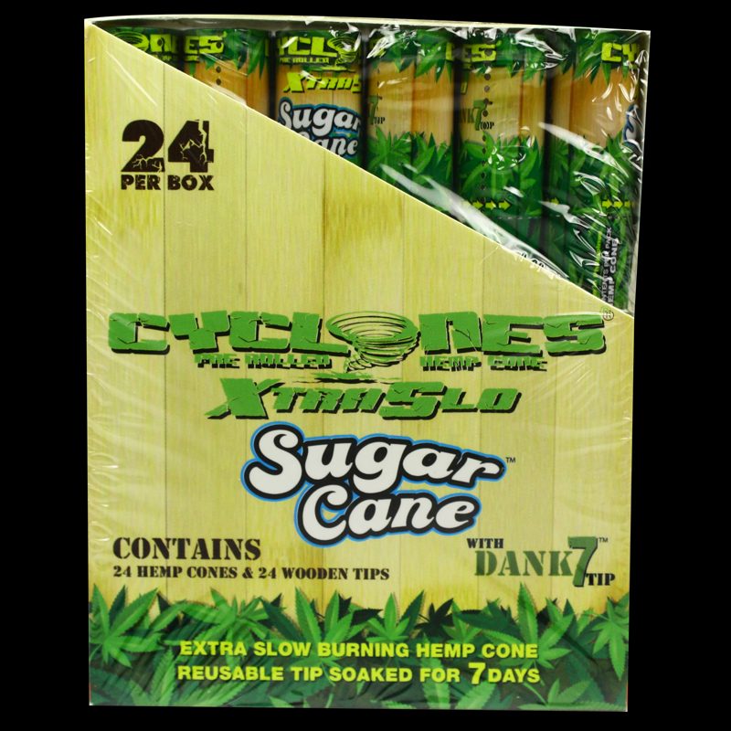 Cyclones Pre Rolled Hemp Cone XtraSlow Sugarcane Zone Wholesale