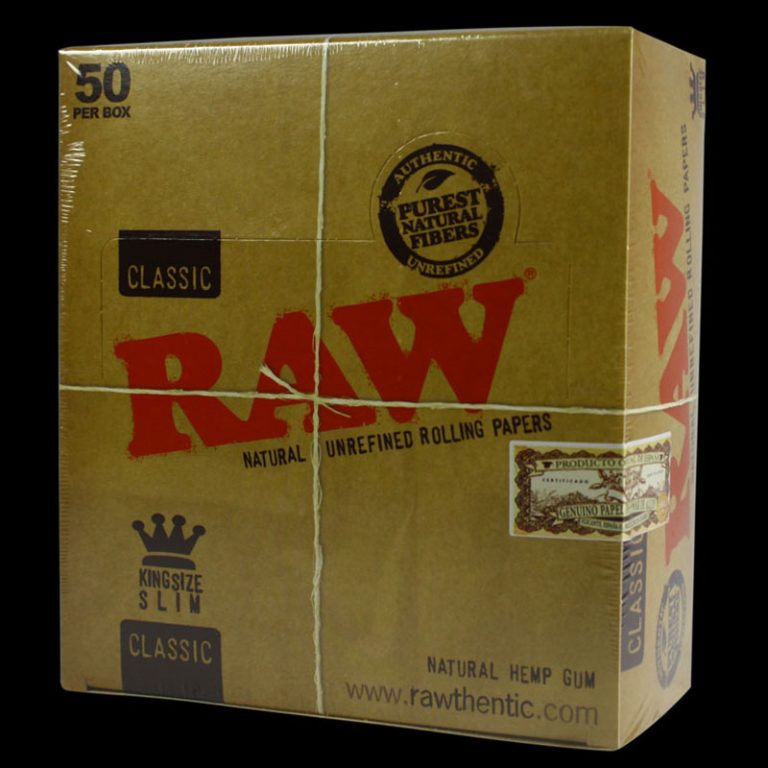 RAW Rolling Papers Classic King Size Slim 50pk - Zone Wholesale