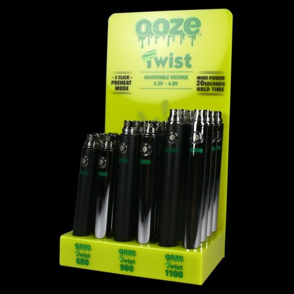 Ooze Twist Battery Display