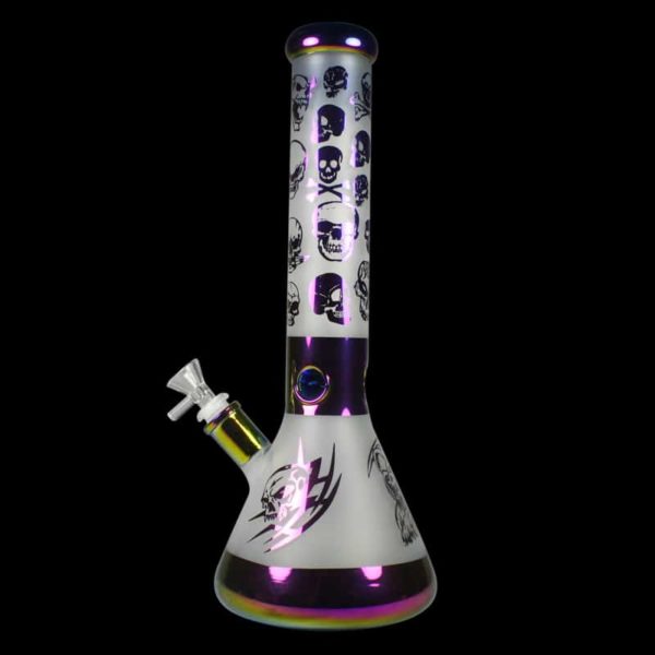 Purple Skull Water Pipe