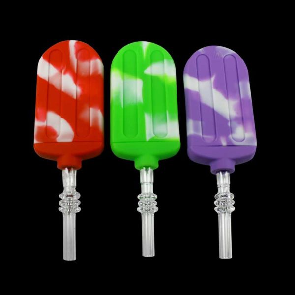 Silicone Popsical H Straw