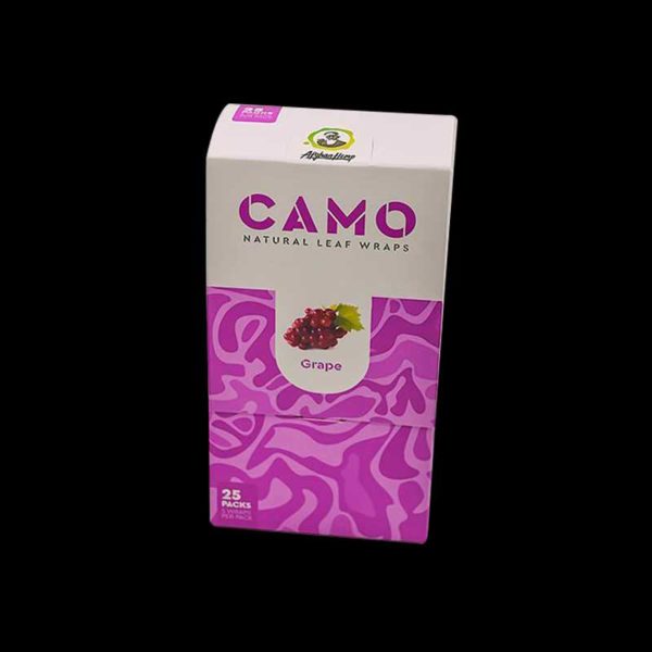 Camo Leaf Wraps Grape