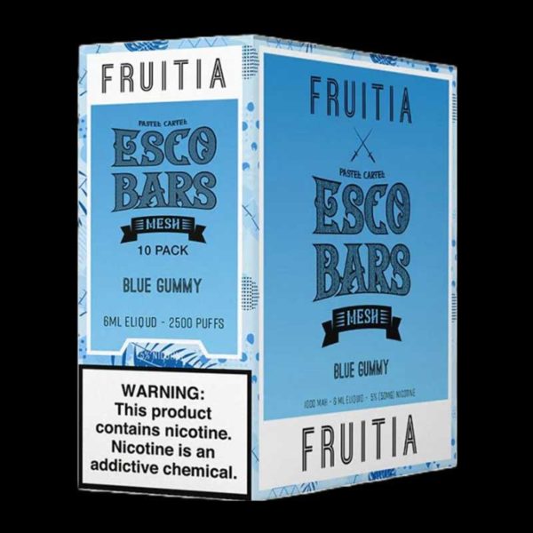 ESCO BARS BLUE GUMMY 2500 10PK